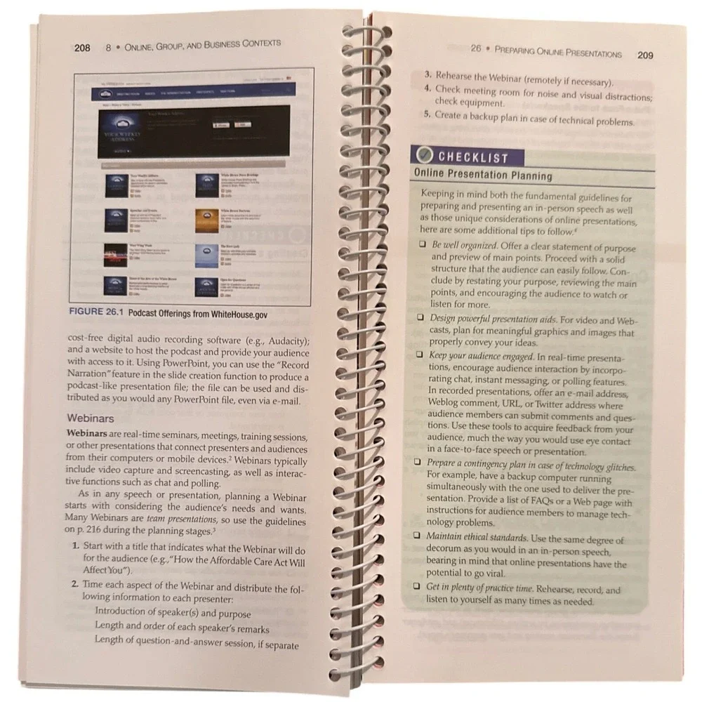 A Pocket Guide to Public Speaking Fifth Edition Spiralbound Textbook Dan O'Hair